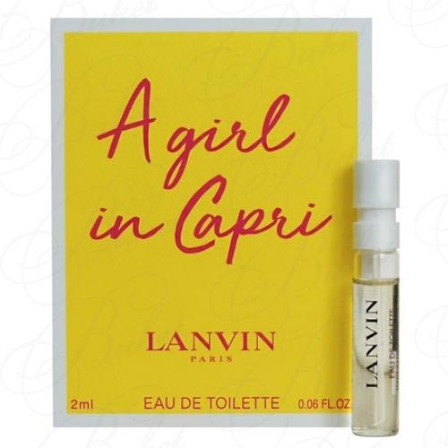 Пробники Lanvin A GIRL IN CAPRI 2ml edt