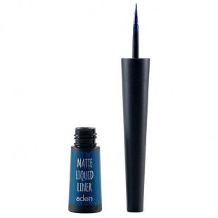 Подводка для глаз ADEN COSMETICS MATTE LIQUID LINER Blue