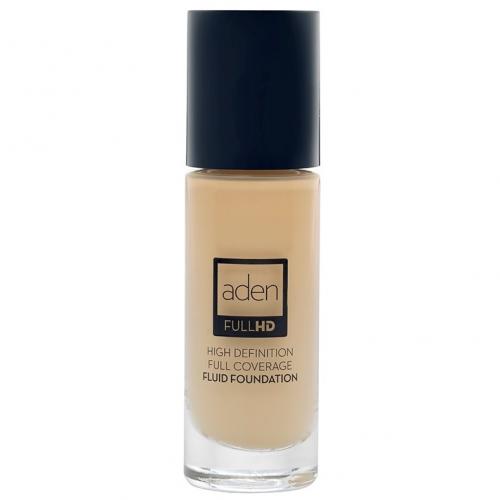 Тональный флюид ADEN COSMETICS FULL HD FLUID FOUNDATION №02 Ivory