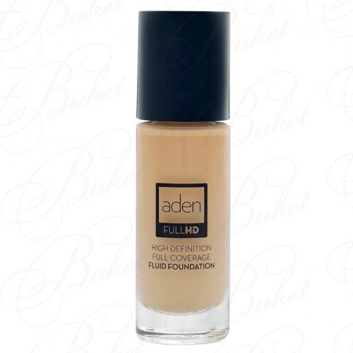 Тональный флюид ADEN COSMETICS FULL HD FLUID FOUNDATION №04 Natural