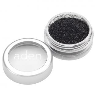 Блеск для лица и тела ADEN COSMETICS GLITTER POWDER №04 Glitter Black