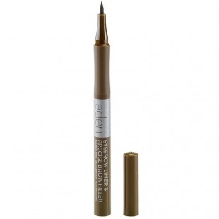 Маркер для бровей ADEN COSMETICS EYEBROW LINER & PRECISE BROW FILLER №02 Brunette