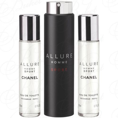 Парфюмерный набор Chanel ALLURE HOMME SPORT 3*20ml edt
