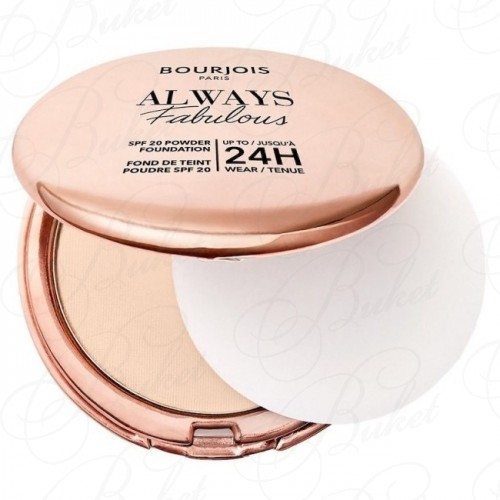Пудра-основа для лица BOURJOIS MAKE UP ALWAYS FABULOUS №100 Rose Ivory