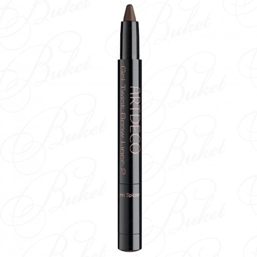 Карандаш для бровей ARTDECO GEL TWIST BROW LINER №02 Deep Brown