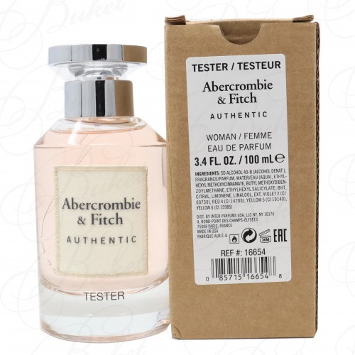 Тестер Abercrombie&Fitch AUTHENTIC 100ml edp TESTER