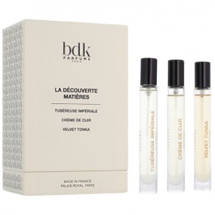 BDK Parfums LA DECOUVERTE MATIERES DISCOVERY SET (3*10ml edp)