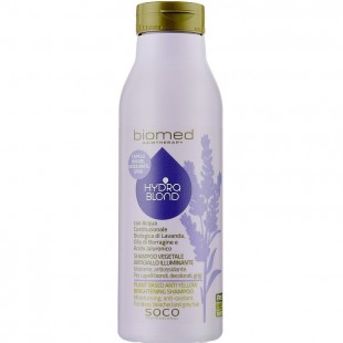 Шампунь BIOMED HAIRTHERAPY HYDRA BLOND Plant-Based Anti Yellow Brightening Shampoo 400ml