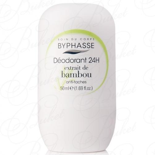 Дезодорант роликовый BYPHASSE 24H DEODORANT Bamboo Extract 50ml