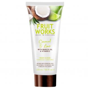 Скраб для тела Fruit Works Body Scrub Coconut & Lime 225ml