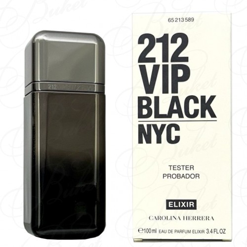 Тестер Carolina Herrera 212 VIP BLACK ELIXIR 100ml edp TESTER