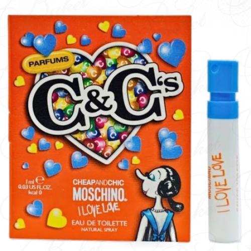 Пробники Moschino CHEAP AND CHIC I LOVE LOVE 1ml edt