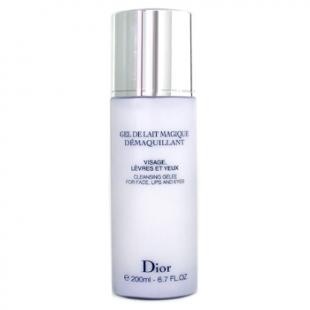 Гель для удаления макияжа CHRISTIAN DIOR SKIN CARE MAGIQUE GEL DE LAIT MAGIQUE DEMAQUILLANT CLEANSING GELEE FOR FACE AND EYES 200ml