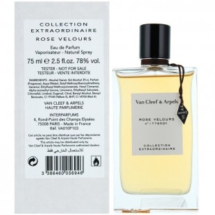 Van Cleef & Arpels COLLECTION EXTRAORDINAIRE ROSE VELOURS 75ml edp TESTER