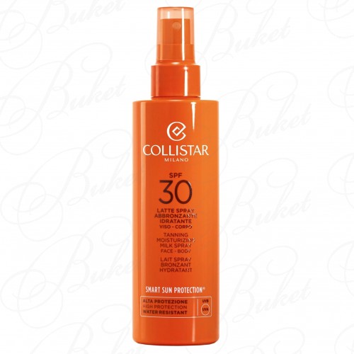 Молочко для лица и тела COLLISTAR TANNING MOISTURIZING MILK SPRAY SPF 30 200ml