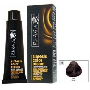 Крем-краска для волос Black Professional Line COLOR CREAM SINTESIS Ammonia Free 6.41 Темно-каштановый 100ml
