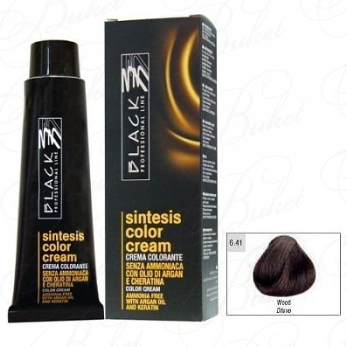 Крем-краска для волос Black Professional Line COLOR CREAM SINTESIS Ammonia Free 6.41 Темно-каштановый 100ml