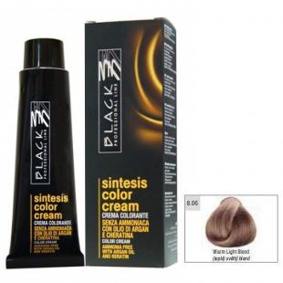 Крем-краска для волос Black Professional Line COLOR CREAM SINTESIS Ammonia Free 8.06 Теплый светло-русый 100ml