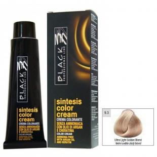 Крем-краска для волос Black Professional Line COLOR CREAM SINTESIS Ammonia Free 9.3 Золотистый блондин 100ml