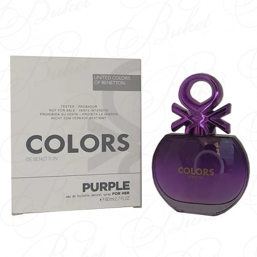 Тестер Benetton COLORS DE BENETTON PURPLE 80ml edt TESTER