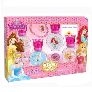 Air-Val International DISNEY PRINCESS SET (edt 4*30ml+блеск для губ 1.5ml+браслет+кольцо+наклейки)