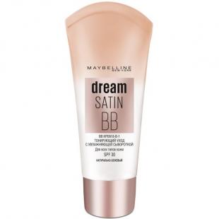 Крем-уход MAYBELLINE MAKE UP DREAM SATIN BB CREAM 8 в 1 SPF30 Натурально-бежевый