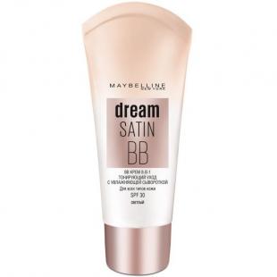 Крем-уход MAYBELLINE MAKE UP DREAM SATIN BB CREAM 8 в 1 SPF30 Светлый