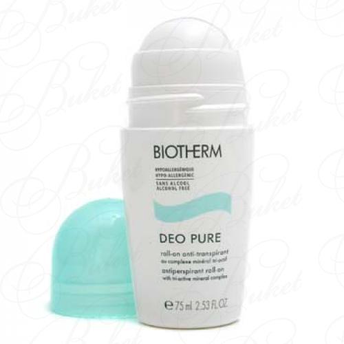 Дезодорант роликовый BIOTHERM SKIN CARE DEO PURE ROLL-ON 75ml