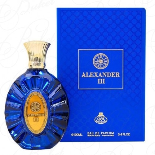 Парфюмированная вода Fragrance World ALEXANDER III 100ml edp
