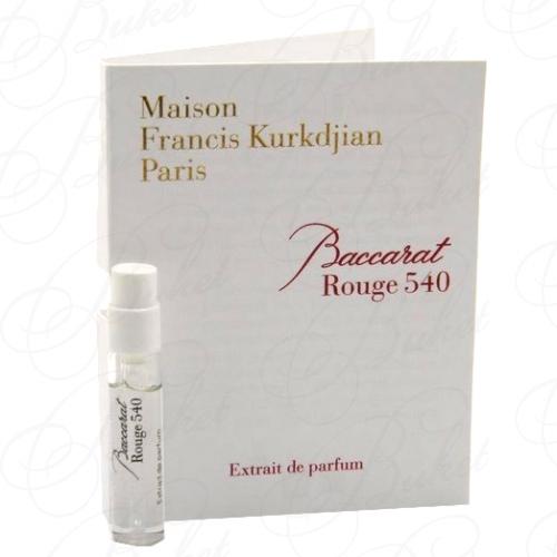 Пробники Francis Kurkdjian Paris BACCARAT ROUGE 540 2ml edp