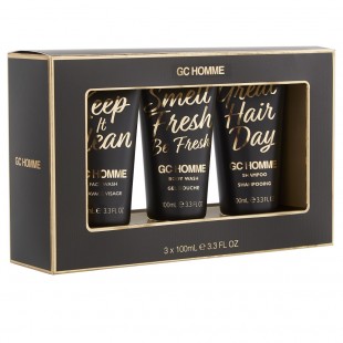 Набор подарочный GC HOMME Confidence (гель для душа 100ml+шампунь для волос 100ml+гель для лица 100ml)