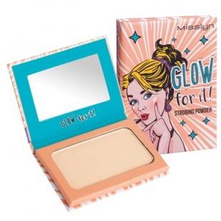 Пудра-хайлайтер для лица MISSLYN MAKE UP GLOW FOR IT! STROBING POWDER №02 Glow For It!
