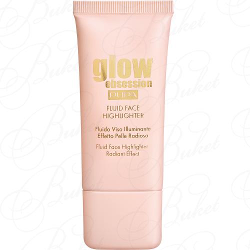 Хайлайтер для лица PUPA MAKE UP GLOW OBSESSION FLUID FACE HIGHLIGHTER №01 Champagne