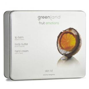 Набор GREENLAND FRUIT EMOTIONS SKIN KIT SET Coconut & Tangerine/Кокос-Мандарин