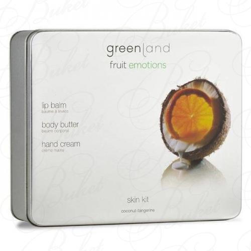 Набор GREENLAND FRUIT EMOTIONS SKIN SET Coconut & Tangerine/Кокос-Мандарин