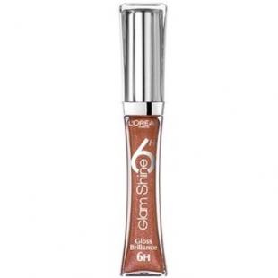 Блеск для губ L`OREAL MAKE UP GLAM SHINE 6H №104 Amber Fidelity/Сладкая карамель