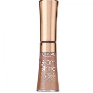 Блеск для губ L`OREAL MAKE UP GLAM SHINE NATURAL GLOW №405 Crystal Nude/Нежно-бежевый Кристалл