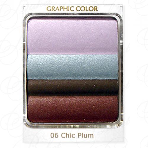 Тени для век ESTEE LAUDER MAKE UP GRAPHIC COLOR EYESHADOW QUAD №06 Chic Plum