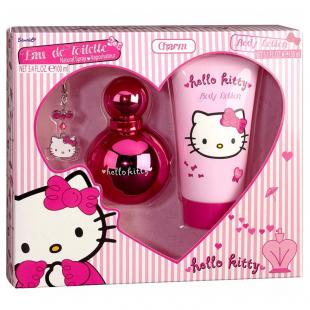 Air-Val International HELLO KITTY PINK SET (edt 100ml+b/lot 150ml+подвеска шарм)