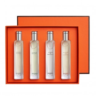 Hermes LA COLLECTION DES PARFUMS JARDINS SET (travel miniatures 4*15ml)