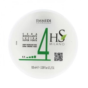 Воск для волос EMMEDI HS MILANO 4 SHINY MODELLING WAX 100ml