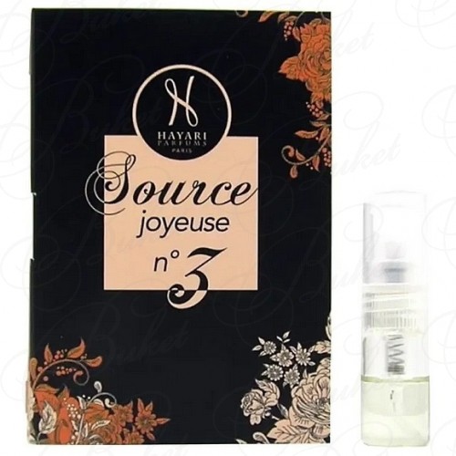 Пробники Hayari Parfums SOURCE JOYEUSE N°3 2ml edp
