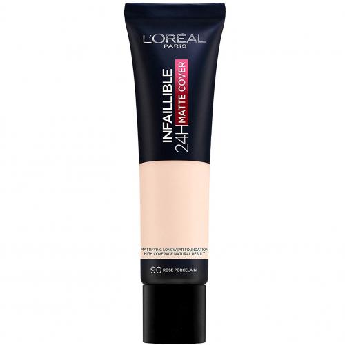 Тональный крем L`OREAL MAKE UP INFAILLIBLE 24H-MATTE COVER №090 Rose Porcelain