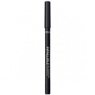 Карандаш для век L`OREAL MAKE UP INFAILLIBLE GEL CRAYON №01 Back To Black