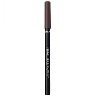 Карандаш для век L`OREAL MAKE UP INFAILLIBLE GEL CRAYON №03 Browny Crush