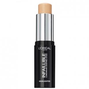 Хайлайтер-стик для лица L`OREAL MAKE UP INFAILLIBLE HIGHLIGHT SHAPING STICK №502 Gold is Cold