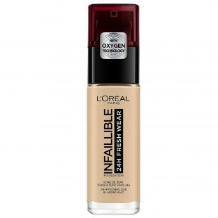 Тональный крем L`OREAL MAKE UP INFALLIBLE 24H FRESH WEAR FOUNDATION №100 Linen/Лён