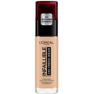 Тональный крем L`OREAL MAKE UP INFALLIBLE 24H FRESH WEAR FOUNDATION №125 Naturel Rose/Натурально-Розовый