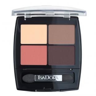 Тени для век ISADORA EYESHADOW QUARTET №14 Peach Avenue