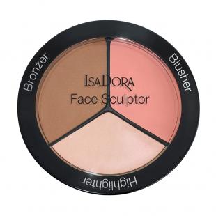 Палетка для лица ISADORA FACE SCULPTOR №01 Warm Peach